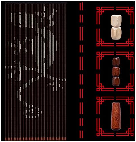 QPZK Doorway Curtain Beaded Panels 90x190cm