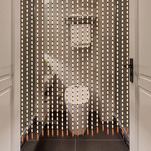 27 Strands Wood Bead Curtain for Doorways