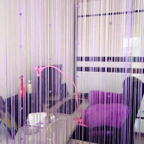 MeiBoAll Crystal Beaded Curtain 39x79in