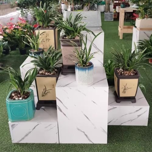 White Cube Display Pedestal Stand 40x40x10cm
