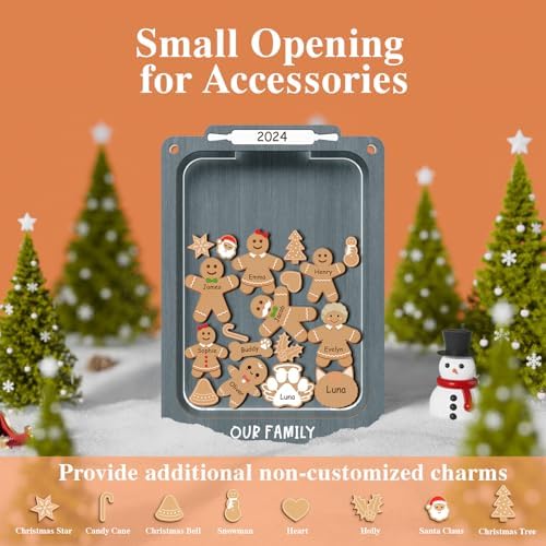 DPDP Personalized Christmas Ornament with 12 Names