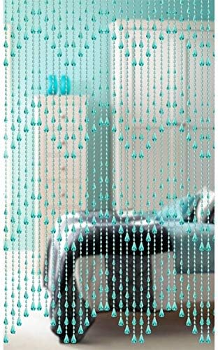 Etlegor Beaded Curtain Panel Blue 80x200CM