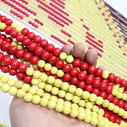 Wood Beaded Curtain Door Divider for Entryways