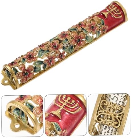 PRETYZOOM Mezuzah Door Decor Jewish Blessing Scroll Art