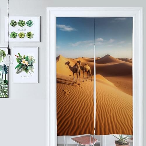 Sand Dunes Sahara Desert Door Curtain Panel 17x57 Inch