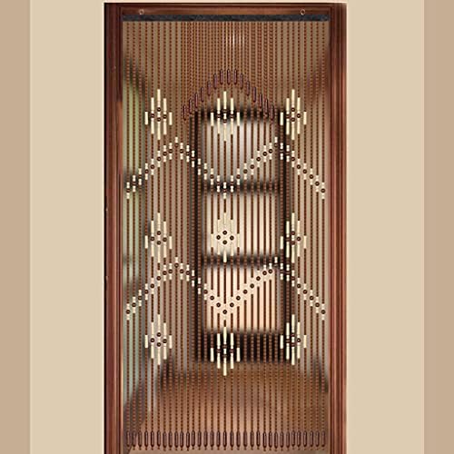 Natural Wood Beaded Curtains Doorway Divider