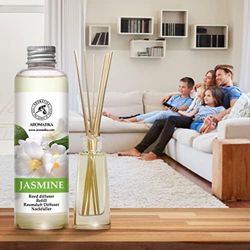 AROMATIKA Jasmine Essential Oil 200ml Reed Diffuser Refill