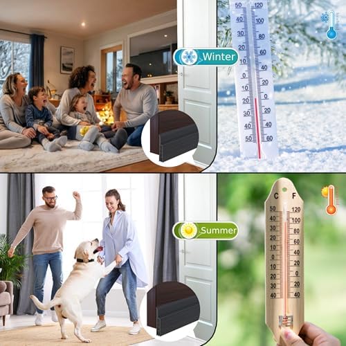 Samtrade Door Draft Stopper 1m Black Weather Stripping Seal