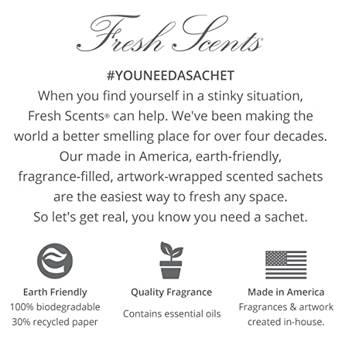 Fresh Scents Scented Sachets - Summer Romance 6 Count