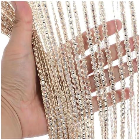 Shiny Tassel Curtain for Room Dividers and Windows