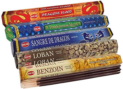 Hem Incense Sticks Variety Pack with Holder