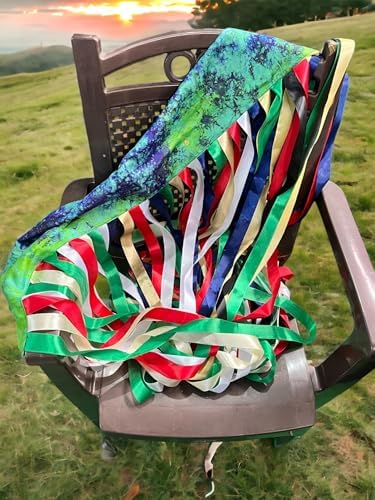 Multicolor Bohemian Door Curtain with Rod Pocket