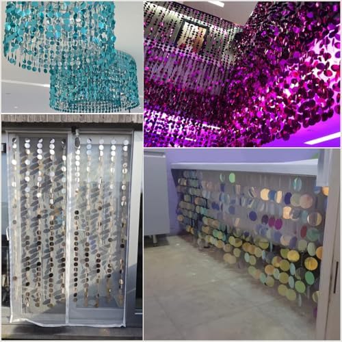 Glitter Sequin Beaded Curtain for Home Party Decor
