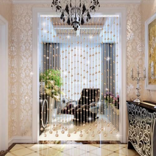 Crystal Bead Curtain 25 Strands Door Divider Wall Decor