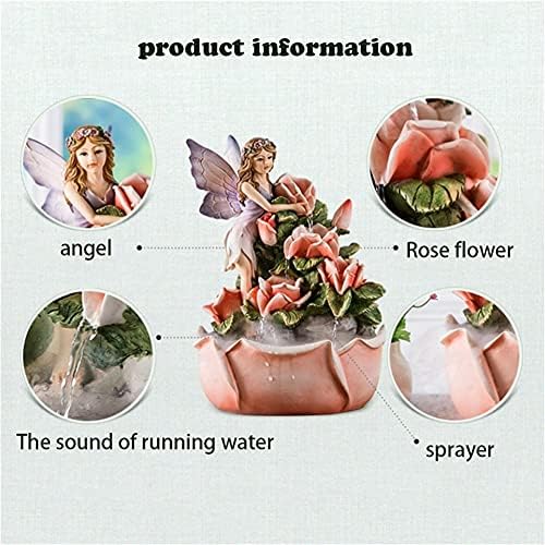 European Tabletop Fountain Pink 355 x 29 x 255cm