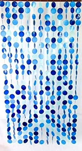 Blue Capiz Shell Door Curtain 10 Strands
