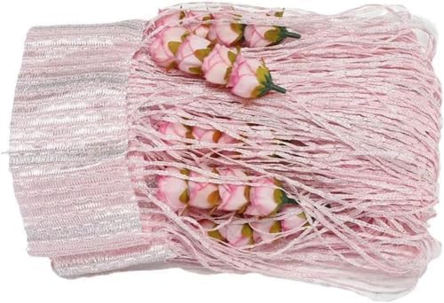 Liucocotos Rose Thread Door Curtain Blue