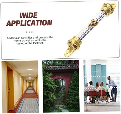 Sturdy Metal Mezuzah Scroll for Home Door