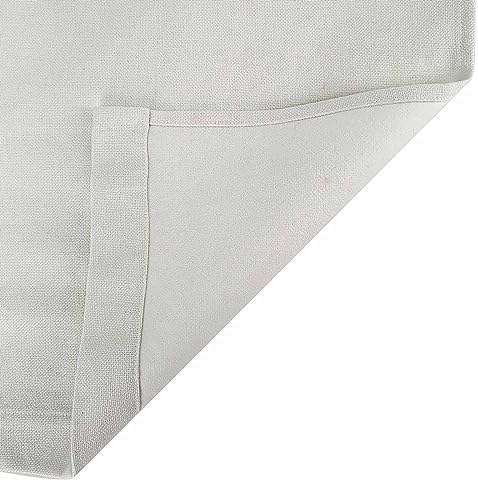 Brown and White Door Curtain Panel 17x57 Inch Split Door Divider
