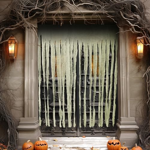 RunNico 2Pcs 85x60 Halloween Door Curtain Decor