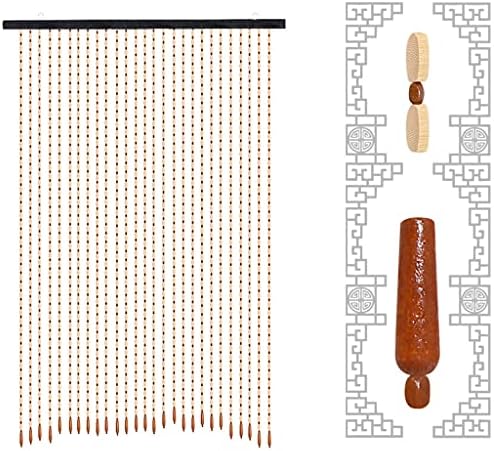 27 Strands Wood Bead Curtain for Doorways