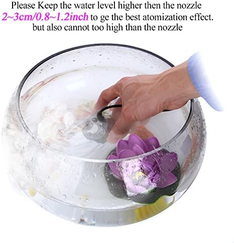 AGPTEK 400mL Hour Aluminum Mini Mist Maker Fogger