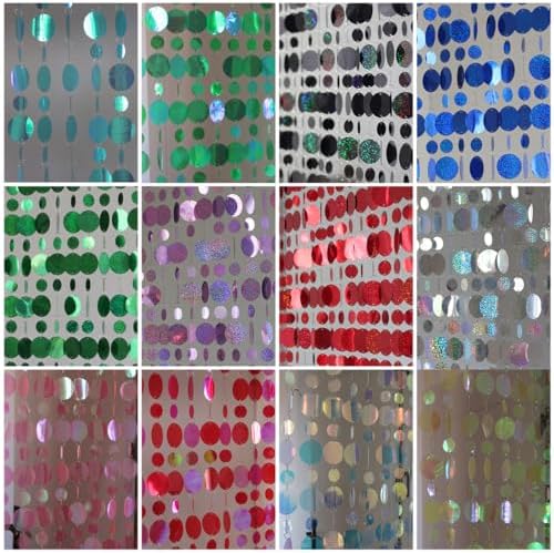 5 Strips Sequin Beaded Curtain 39 Inch