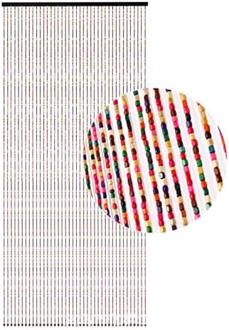 41 Strands Beaded Curtain with Bamboo Beads
