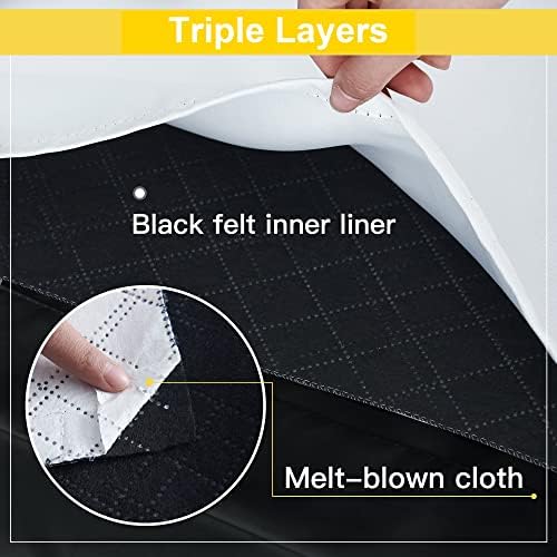 NICETOWN Sound Blocking Heavy-Duty Space Divider Curtains