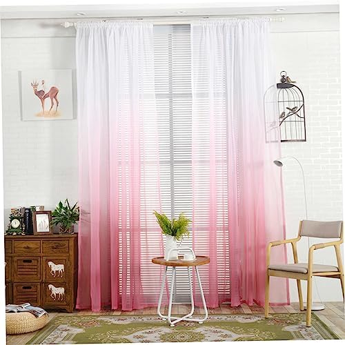 LIFKOME Gradient Sheer Curtains for Room Decor