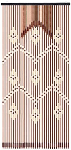 Natural Wood Beaded Curtains Doorway Divider