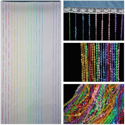 YaoYue Crystal Beaded Curtain for Doorway Room Divider