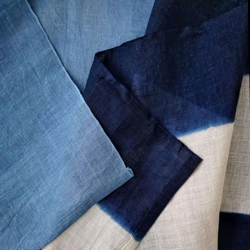 Hand-Dyed Japanese Noren Curtain Shibori Design 335x59in