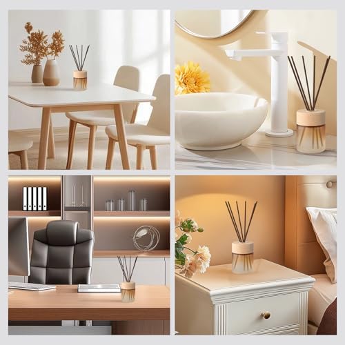 130pcs Reed Diffuser Sticks - 10 Inch Essential Oil Aroma Diffuser Reeds