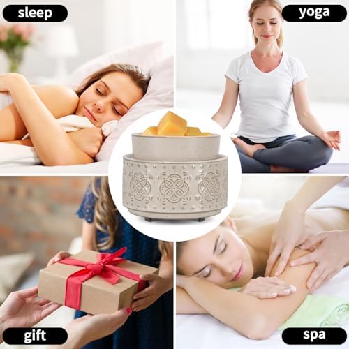 Mocosa 3-in-1 Ceramic Wax Warmer for Scented Candles