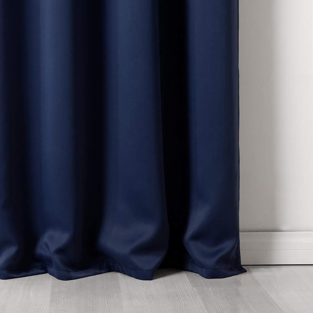 Gxi Blackout Door Curtain Panel 78 Inch Rod Pocket