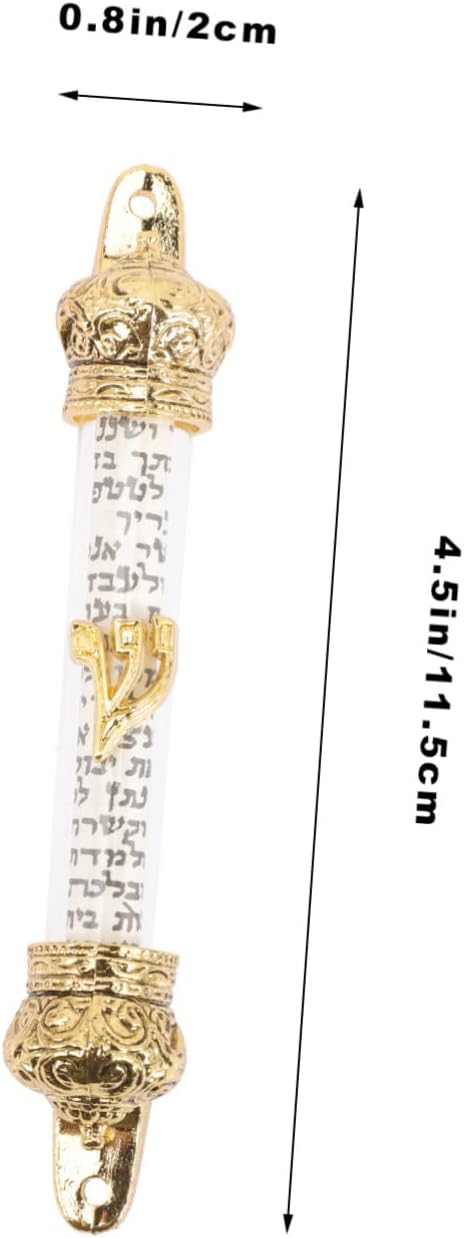 Sturdy Metal Mezuzah Scroll Door Ornament