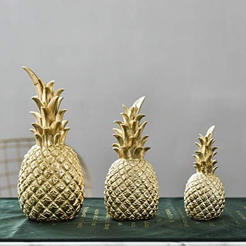 Creative Pineapple Room Decor Ornament 1 Piece Gold