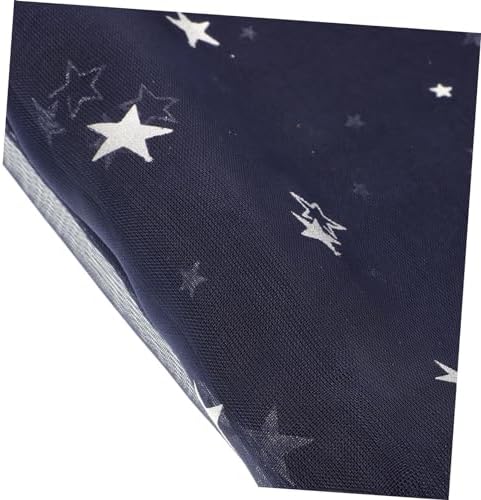 Sheer Star Foil Curtains with Grommets for Bedroom and Living Room