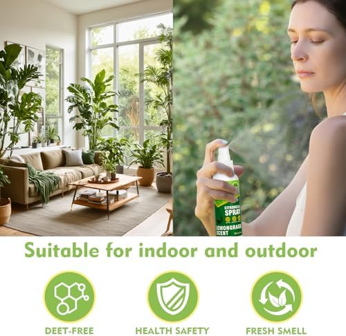 SCENTORINI Citronella Spray DEET-Free 676 Oz 2 Pack
