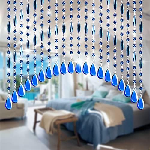 Boho Crystal Curtain Beads for Doorway Decor