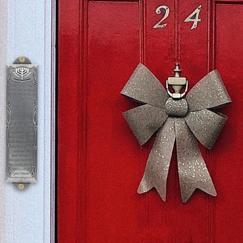 Homoyoyo Mezuzah Set for Door with Scroll