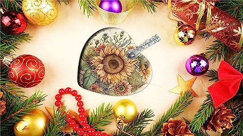 XUTAI Heart Shape Ceramic Christmas Tree Ornament