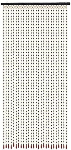 27 Strands Wood Beaded Curtain for Doorways and Room Dividers