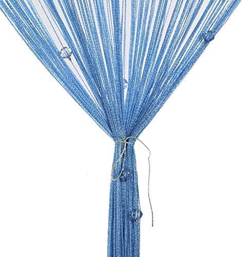 FUT String Tassel Crystal Beads Curtain Panel