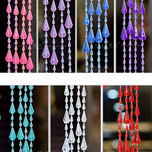 Etlegor Beaded Curtain Panel Blue 80x200CM