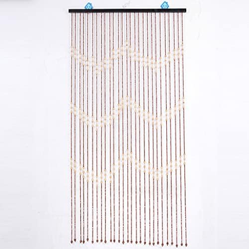 27 Strands Wood Beaded Curtain for Doorways and Closets