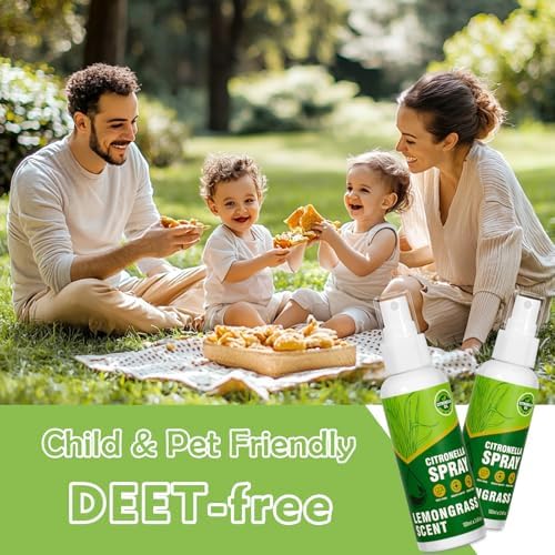 SCENTORINI Citronella Spray DEET-Free 676 Oz 2 Pack