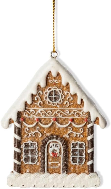 The Bridge Collection 3 Resin Gingerbread House Ornament