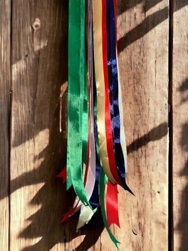 Multicolor Bohemian Door Curtain with Rod Pocket